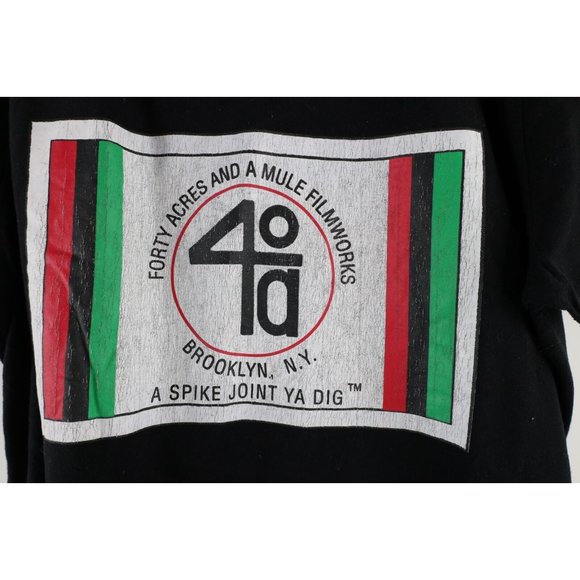 Defend Brooklyn Mens Small Distressed Forty Acres And A Mule Spike Lee T-Shirt - Picture 5 of 8